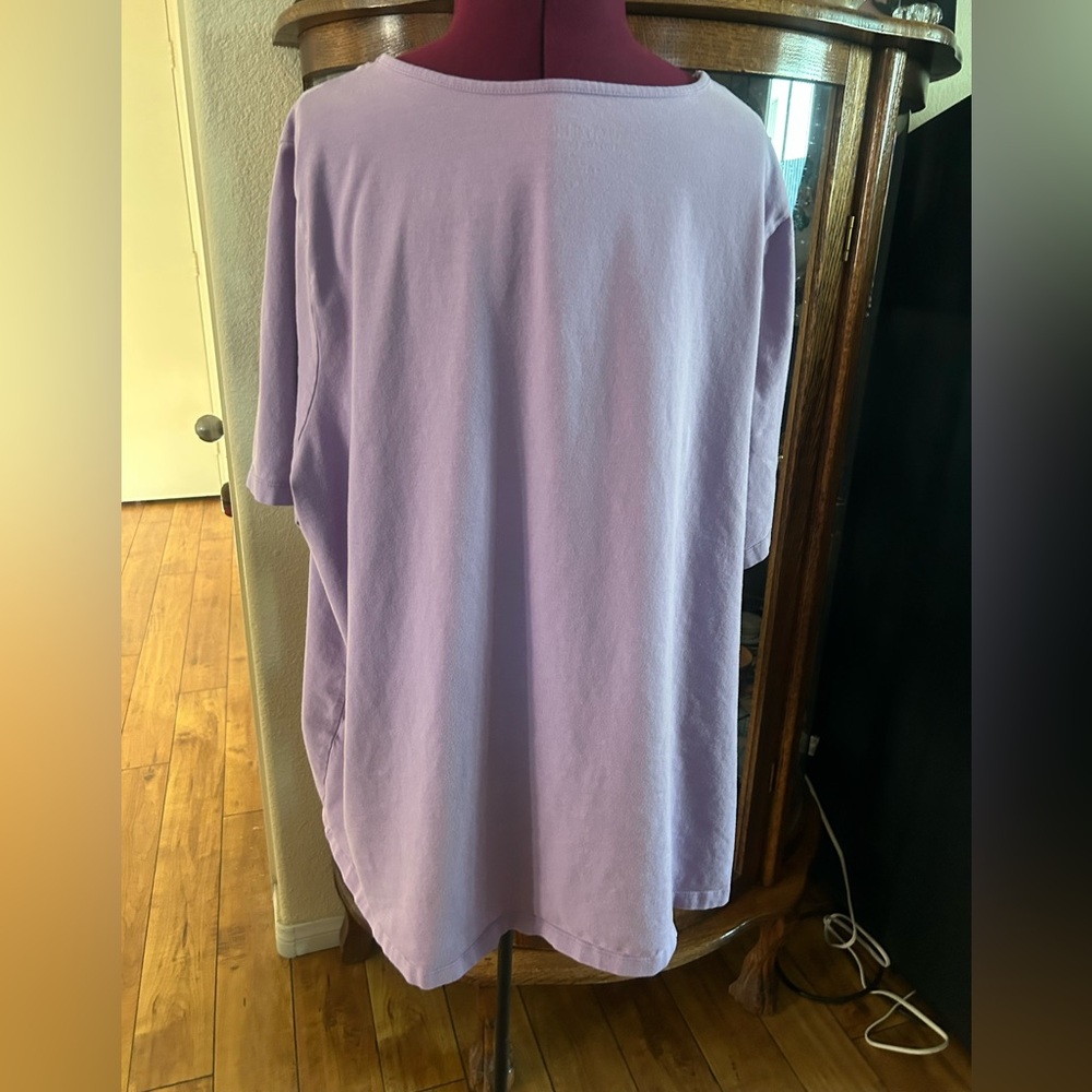 Catherine’s Lavender V-Neck Women's Top - Picture 4 of 4